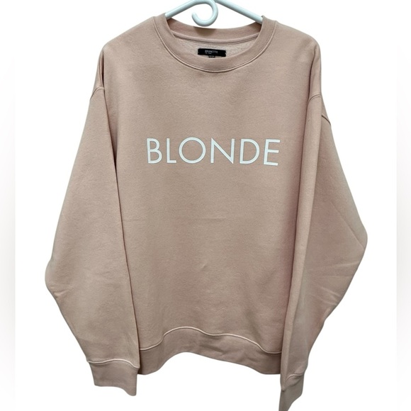 ✨ NWT Brunette The Label Blonde Crew Peach Crush XL/XXL - Picture 1 of 15
